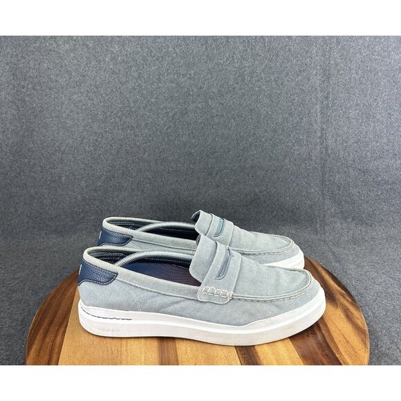 Cole Haan Other - Cole Haan GrandPro Rally Canvas Penny Loafer Men’s 13 Gray Blue Shoes C35869